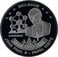 Niue Half Dollar Pope John Paul II in Belgium 2008 Proof BELGIUM 3.06./4.06. (65) 1995 JOHN PAUL II - PAPAL VISITS coin reverse