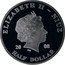 Niue Half Dollar (Pope John Paul II in Camerun, South Africa, Kenya) ELIZABETH II - NIUE 20 08 IRB HALF DOLLAR coin obverse
