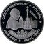 Niue Half Dollar (Pope John Paul II in Czech Republic, Poland) CZECH REPUBLIC POLAND 20.06/22.06. (64) 1995 JOHN PAUL II - PAPAL VISITS coin reverse