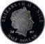 Niue Half Dollar (Pope John Paul II in France) ELIZABETH II - NIUE 20 07 IRB HALF DOLLAR coin obverse
