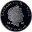 Niue Half Dollar Pope John Paul II in Norway, Iceland, Finland, Denmark, Sweden 2007 ELIZABETH II - NIUE 20 07 IRB HALF DOLLAR coin obverse
