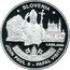 Niue Half Dollar (Pope John Paul II in Slovenia) SLOVENIA lJUBLJANA 17.05. - 19.05. (71) 1996 JOHN PAUL II - PAPAL VISITS coin reverse