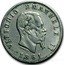 Italy Lira Vittorio Emanuele II 1861 T B in shield KM# 5.1 VITTORIO EMANUELE II FERRARIS 1861 coin obverse