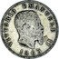 Italy Lira Vittorio Emanuele II 1863 M BN KM# 15.1 VITTORIO EMANUELE II FERRARIS 1863 coin obverse