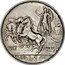 Italy Lira Vittorio Emanuele III. Quadriga Briosa 1917 R KM# 57 1917 FERT D CALANDRA M L GIORGI INC R L. 1 coin reverse