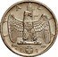 Italy Lira Vittorio Emanuele III 1936 R Yr XIV KM# 77 ITALIA 1936 XIV R L. 1 coin reverse