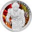 Niue One Dollar (Cybermen) DOCTOR WHO DW LOGO © 2012& TM BBC.LICENSED BY BBC WW LTD. 1/2 OZ 999 FINE SILVER coin reverse