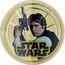 Niue One Dollar (Han Solo) ©2011 LUCASFILM LTD. & TM HAN SOLO TM STAR WARS TM coin reverse