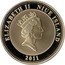 Niue One Dollar Princess Diana Wedding 2011  Proof ELIZABETH II NIUE ISLAND 2011 coin obverse