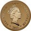 Niue One Dollar (R2-D2) ELIZABETH II NIUE ONE DOLLAR RDM 2011 coin obverse