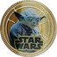 Niue One Dollar (Yoda) ©2011 LUCASFILM LTD. & TM YODA TM STAR WARS TM coin reverse