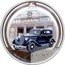 Niue Two Dollars Gaz M1 2008  Proof ГАЗ АВТОМОБИЛЬНЫЙ ЗАВОД ОСНОВАН В 1922 ГОДУ EMKA GAZ M-1 1 OZ 999 SILVER coin reverse
