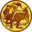 Australia 1 Dollar 5 Kangaroos 2006 Proof KM# 489b 1 DOLLAR coin reverse