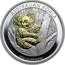 Australia 1 Dollar Australian Koala (Gilded) 2013 KM# 1979a AUSTRALIAN KOALA 2013 1 OZ 999 SILVER P TV coin reverse