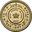 Australia 1 Dollar Bicentenary of the Holey Dollar & Dump 2013 KM# 2028 HISPAN*ET IND*REX*M*8R*T*H NEW SOUTH WALES 1813 coin reverse