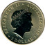 Australia 1 Dollar Cicada 2010 KM# 1443 ELIZABETH II AUSTRALIA 2010 1 DOLLAR IRB coin obverse