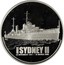 Australia 1 Dollar HMAS Sydney II 2008 KM# 1654 HMAS SYDNEY II 19 NOVEMBER 1941 ~ 16 MARCH 2008 coin reverse