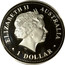 Australia 1 Dollar HRH Prince William of Wales 21st Birthday 2003 KM# 685 ELIZABETH II AUSTRALIA 1 DOLLAR IRB coin obverse