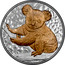 Australia 1 Dollar Koala (Gilded) 2009 KM# 1111a 1 OZ 999 SILVER P SB coin reverse