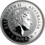 Australia 1 Dollar Lunar Rooster 2005 KM# 695 ELIZABETH II AUSTRALIA 1 DOLLAR IRB coin obverse