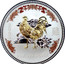 Australia 1 Dollar Lunar Rooster (Gilded and Colorized) 2005 KM# 695b 2005 1 OZ 999 SILVER coin reverse