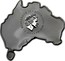 Australia 1 Dollar Platypus (Map Shaped) 2013 KM# 2070 ELIZABETH II AUSTRALIA 2013 1 DOLLAR IRB coin obverse