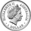 Australia 1 Dollar Queen's 80th Birthday 2006 KM# 843 ELIZABETH II AUSTRALIA 1 DOLLAR IRB coin obverse