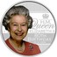 Australia 1 Dollar Queen's 80th Birthday 2006 KM# 843 H.M QUEEN ELIZABETH II 80 TH BIRTHDAY 21-4-2006 P coin reverse