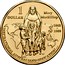Australia 1 Dollar Saint Sister Mary Mackillop 2008 KM# 1063 1 DOLLAR MARY MACKILLOP 1842 - 1909 INTERNATIONAL AUSTALIANS:EDUCATION coin reverse