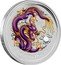 Australia 1 Dollar Year of the Dragon (Purple) 2012 KM# 1664.7 YEAR OF THE DRAGON P coin reverse