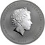 Australia 1 Dollar Year of the Mouse 2008 KM# 1755a ELIZABETH II AUSTRALIA 1 OZ 999 SILVER 2008 1 DOLLAR IRB coin obverse
