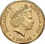 Australia 1 Dollar Year of the Ox 2009 KM# 1078 ELIZABETH II AUSTRALIA 2009 1 DOLLAR IRB coin obverse