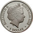 Australia 1 Dollar Year of the Rat 2008 KM# 1056a ELIZABETH II AUSTRALIA 2008 1 DOLLAR IRB coin obverse