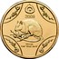 Australia 1 Dollar Year of the Rat 2008 KM# 1056 2008 YEAR OF THE RAT coin reverse