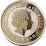 Australia 1 Dollar Year of the Rooster - Colored 2005 P KM# 695c ELIZABETH II AUSTRALIA 1 DOLLAR IRB coin obverse