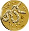 Australia 1 Dollar Year of the Snake 2013 KM# 2004 YEAR OF THE SNAKE P coin reverse