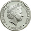 Australia 1 Dollar Year of the Tiger 2010 KM# 1659a ELIZABETH II AUSTRALIA 2010 1 DOLLAR IRB coin obverse