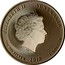 Australia 1 Dollar Year of the Tiger (Colorized) 2010 KM# 1317b ELIZABETH II AUSTRALIA 1 OZ 999 SILVER 2010 1 DOLLAR IRB coin obverse