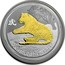 Australia 1 Dollar Year of the Tiger (Gilded) 2010 KM# 1317a YEAR OF THE TIGER P coin reverse