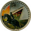 Australia $1 Horse Riding 2013 KM# 2063 $1 HORSE RIDING P NM coin reverse