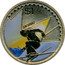 Australia $1 Skiing 2013 KM# 2058 $1 SKIING P NM coin reverse