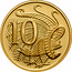 Australia 10 Cents (Lyrebird) KM# 402a 10 SD coin reverse