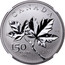 Canada 10 Dollars 150 years Maple Leaves 2017 Specimen CANADA 150 YEARS ANS K∙G coin reverse