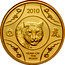 Australia 10 Dollars Lunar Tiger 2010 Proof KM# 1660 2010 YEAR OF THE TIGER coin reverse