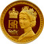 Australia 100 Dollars Coronation 2003 KM# 800 ELIZABETH II CORONATION 1953 50TH ANNIVERSARY 2003 100 DOLLARS EIIR coin reverse