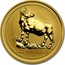 Australia 100 Dollars Lunar Ox 1997 KM# 337 1997 1 OZ 9999 GOLD coin reverse