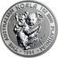 Australia 100 Dollars The Australian Koala 1994 KM# 253 THE AUSTRALIAN KOALA 1 OZ 9995 PLATINUM 1994 MM coin reverse
