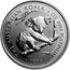 Australia 100 Dollars The Australian Koala 1996 KM# 287 THE AUSTRALIAN KOALA 1 OZ 9995 PLATINUM 1996 coin reverse