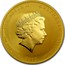 Australia 100 Dollars Year of the Dragon 2012 KM# 1674 ELIZABETH II AUSTRALIA 1 OZ 9999 GOLD 2012 100 DOLLARS IRB coin obverse