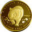 Australia 15 Dollars Common wombat 2007 P Proof KM# 1144 DISCOVER AUSTRALIA P 2007 COMMON WOMBAT 1/10OZ. 9999 GOLD coin reverse